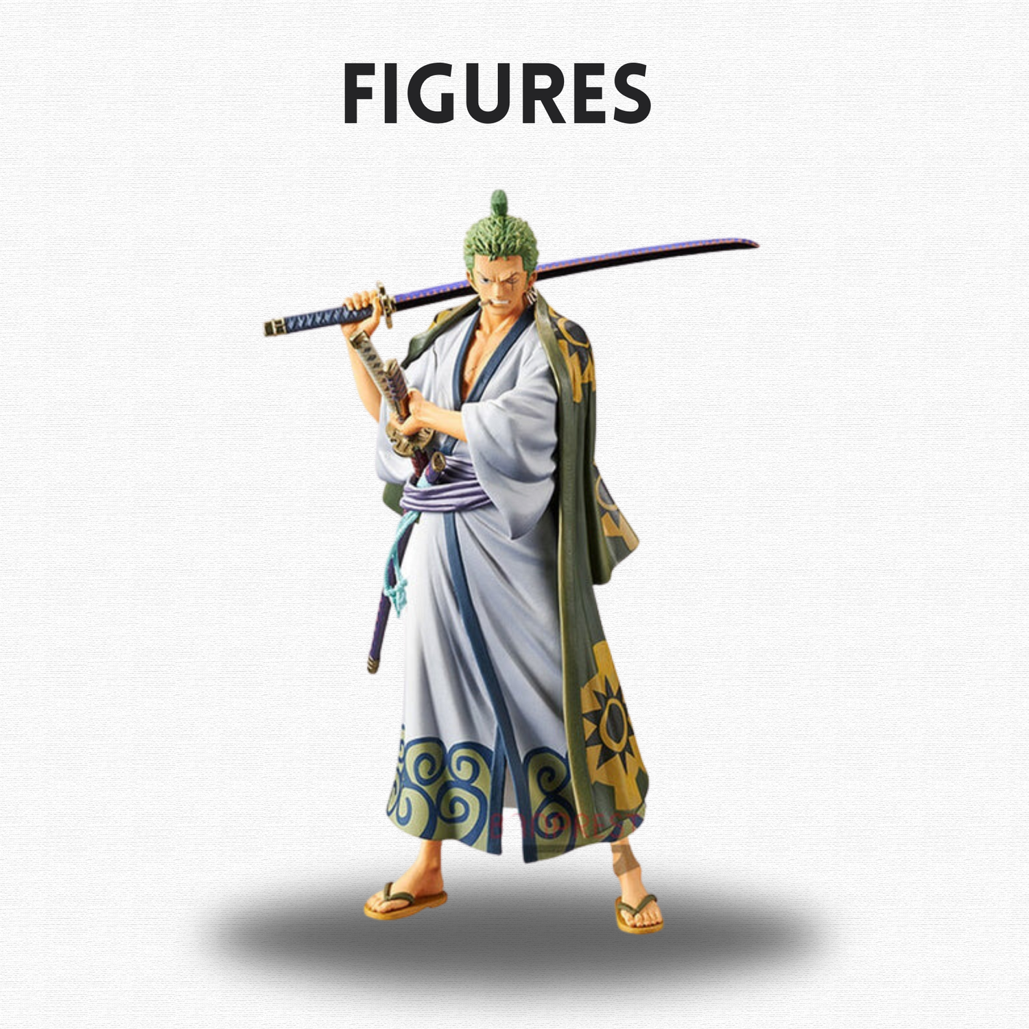 Monkey D. Luffy in Gear Fifth form from the anime series One Piece, as an action figure.