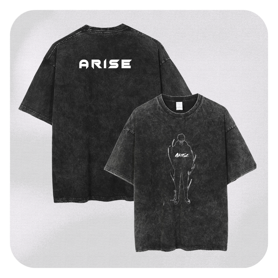 ARISE JIN WOO VINTAGE OVERSIZE TEE