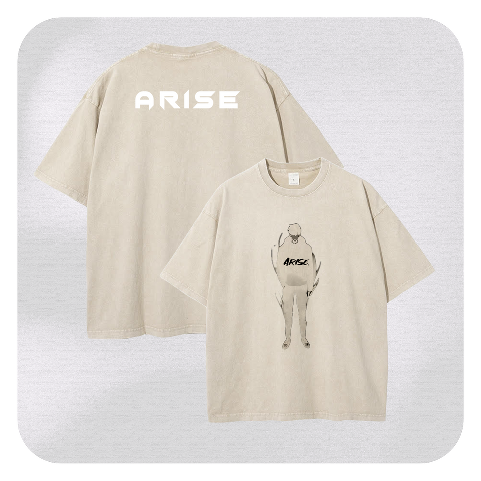 ARISE JIN WOO VINTAGE OVERSIZE TEE
