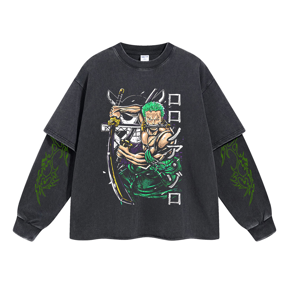 Roronoa Zoro Double Sleeve Tee