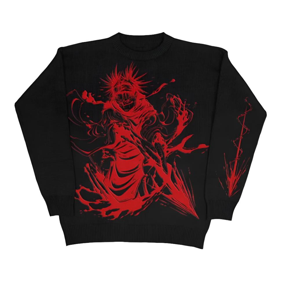 Choso Blood Manipulation Knit Sweater