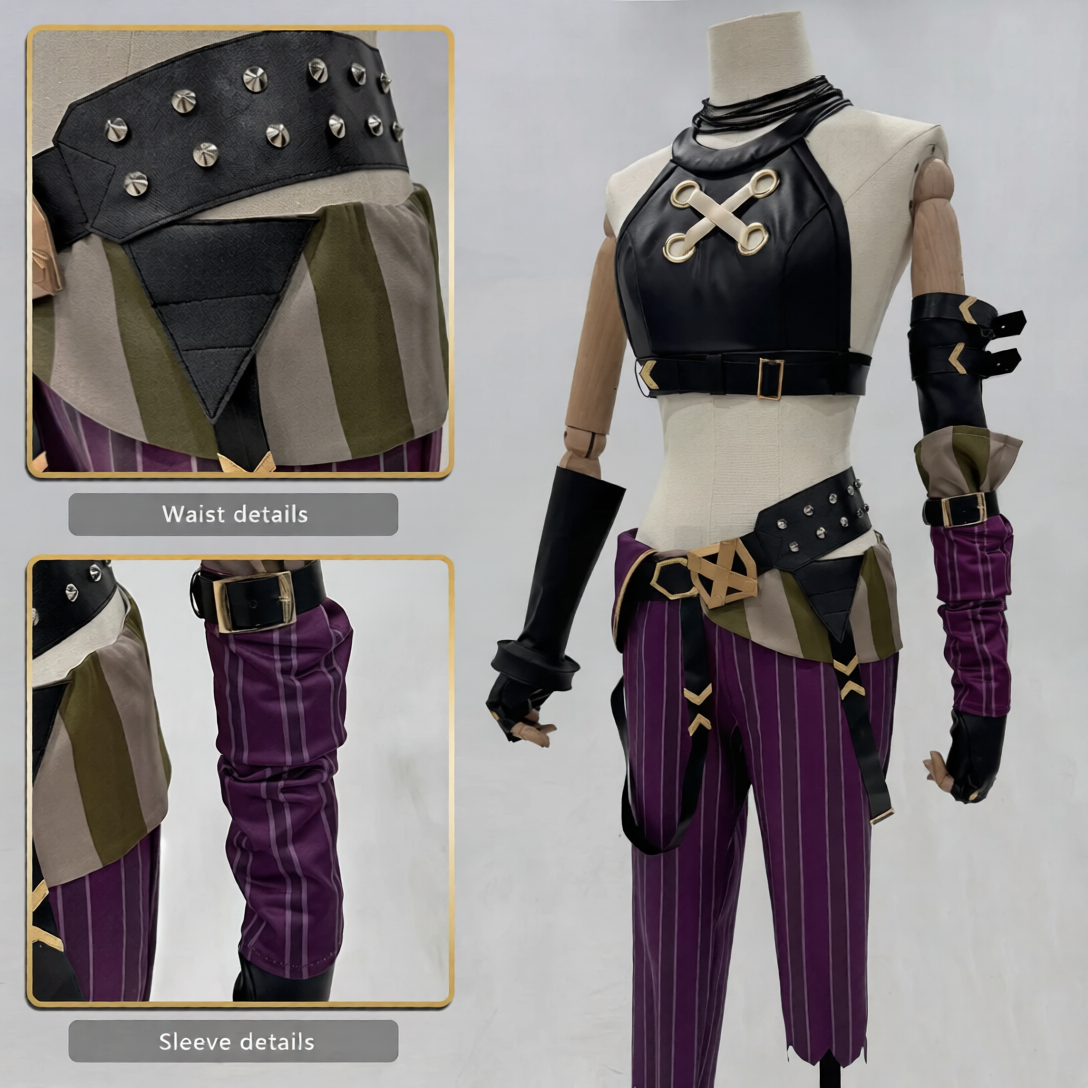 Jinx Official Arcane Cosplay Costume Set