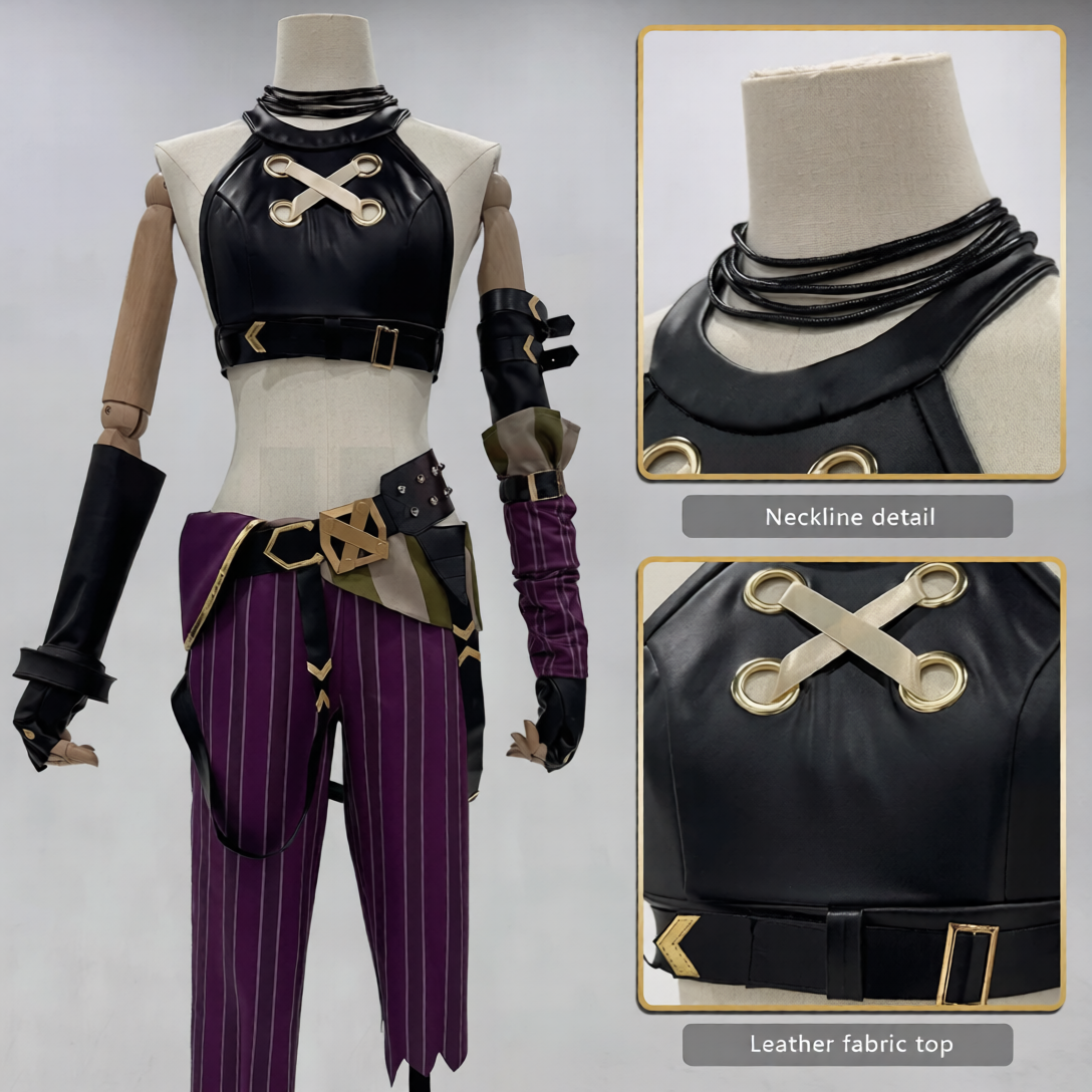 Jinx Official Arcane Cosplay Costume Set