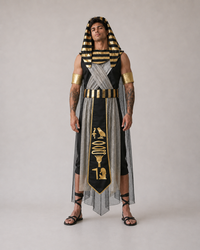 Ancient Egyptian Pharaoh & Queen Costume | Halloween Cosplay