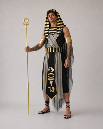 Ancient Egyptian Pharaoh & Queen Costume | Halloween Cosplay