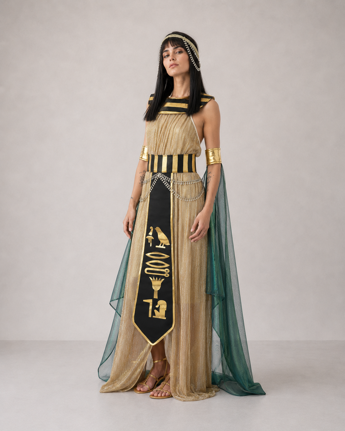 Ancient Egyptian Pharaoh & Queen Costume | Halloween Cosplay