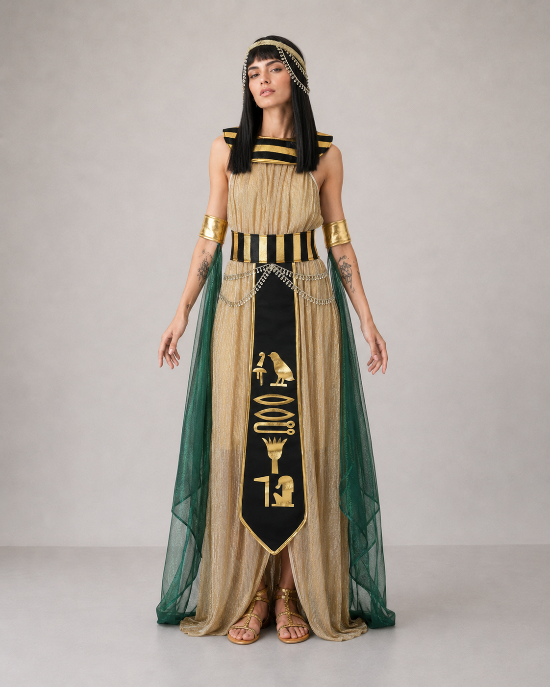 Ancient Egyptian Pharaoh & Queen Costume | Halloween Cosplay