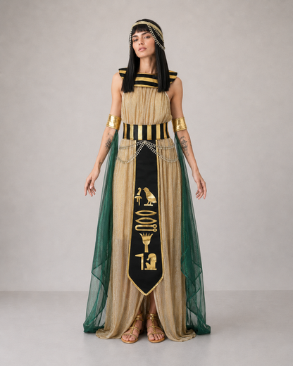 Ancient Egyptian Pharaoh & Queen Costume | Halloween Cosplay
