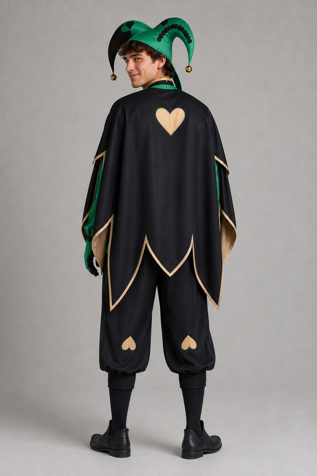 Pierrot Harlequin Cosplay Circus Costume