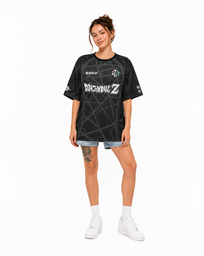 Black Goku Anime Soccer Jersey