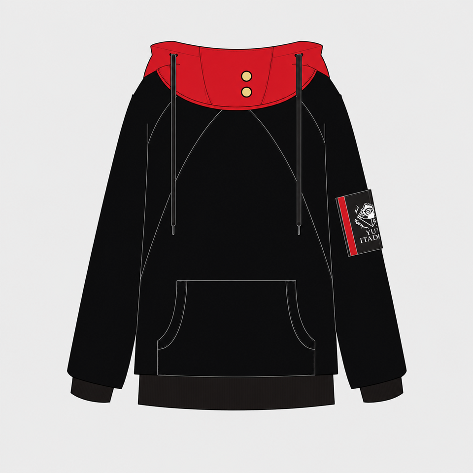 itadori yuji hoodie inspired from jujutsu kaisen anime 