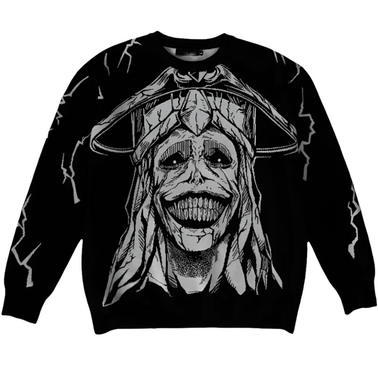 Solo Leveling Statue of God Knit Sweater