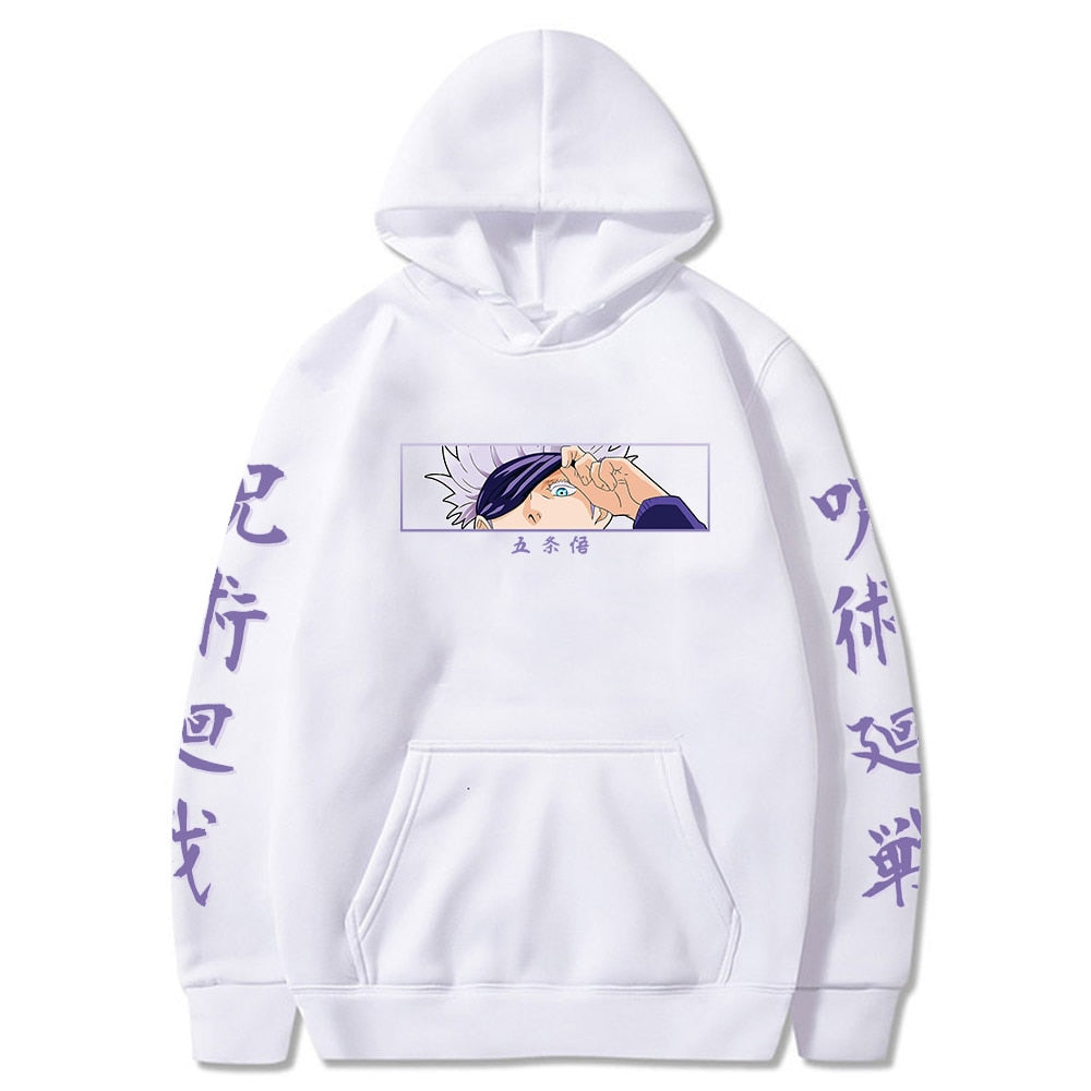 Gojo Satoru "Jujutsu High" Vintage Hoodie