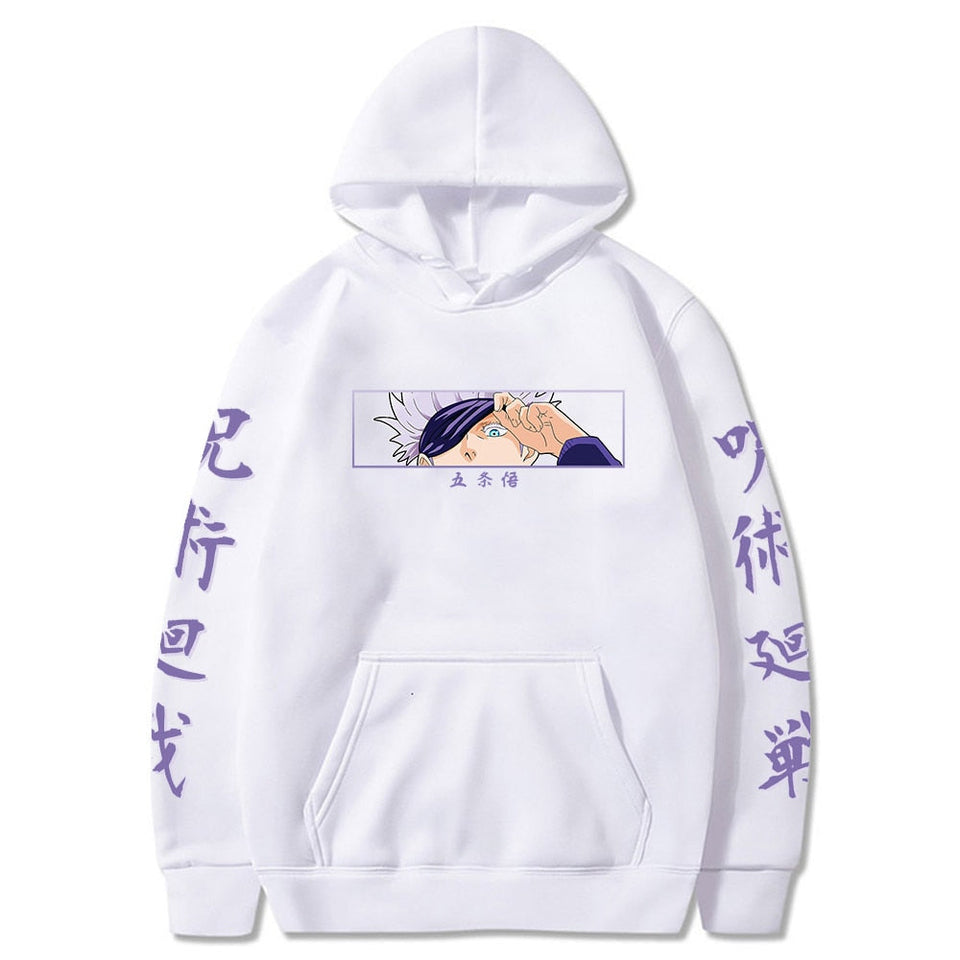 Gojo Satoru "Jujutsu High" Vintage Hoodie