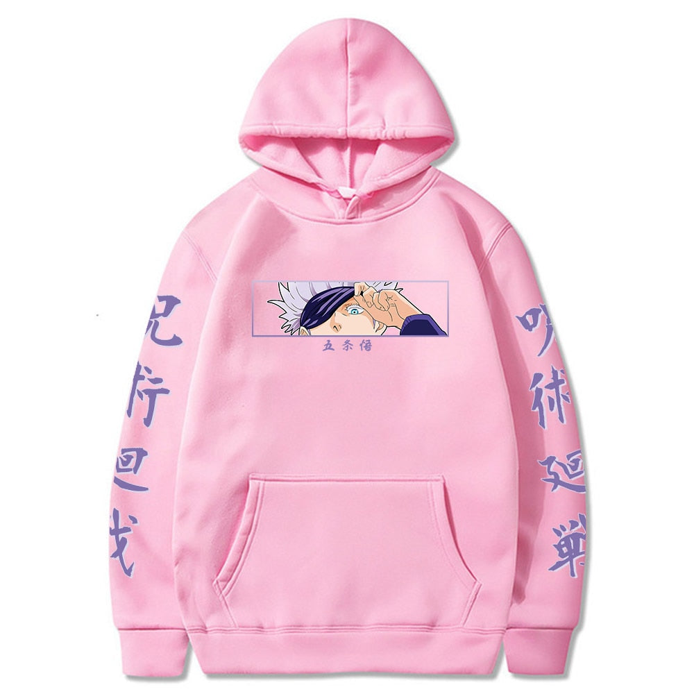 Gojo Satoru "Jujutsu High" Vintage Hoodie