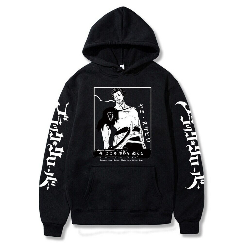 Black Clover "Yami Surpass Limits" Streetwear Hoodie