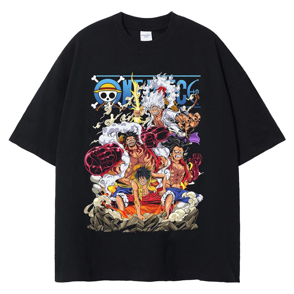 One Piece "Straw Hat Pirates" Vintage T-shirt #01