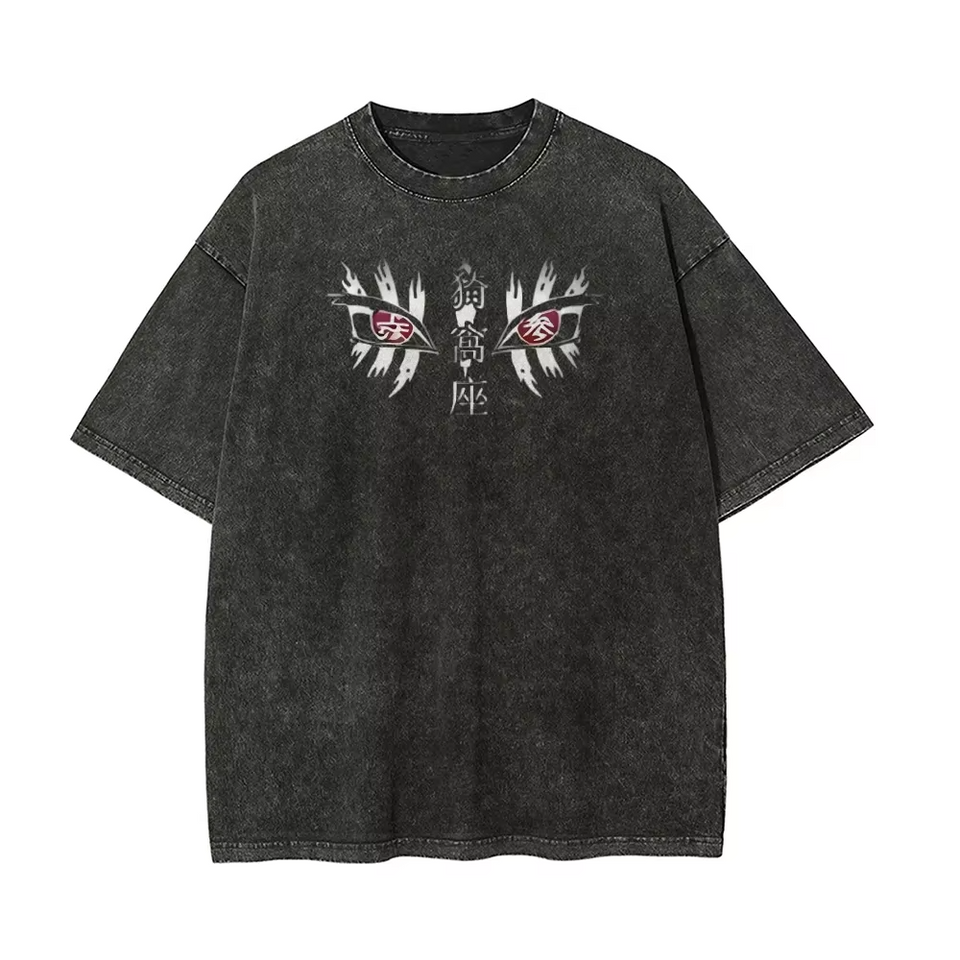 Akaza T-Shirt  Vintage Acid Wash Oversized Tee