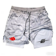 Naruto Double Layer Gym Shorts