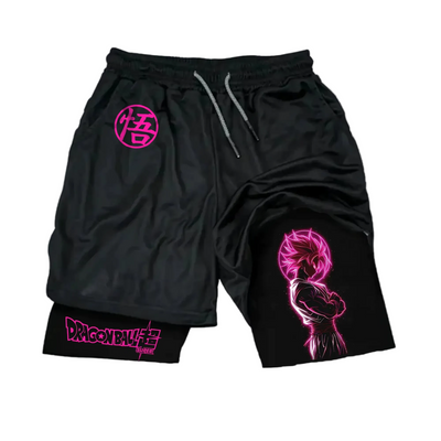 Dragon Ball Double Layer Gym Shorts