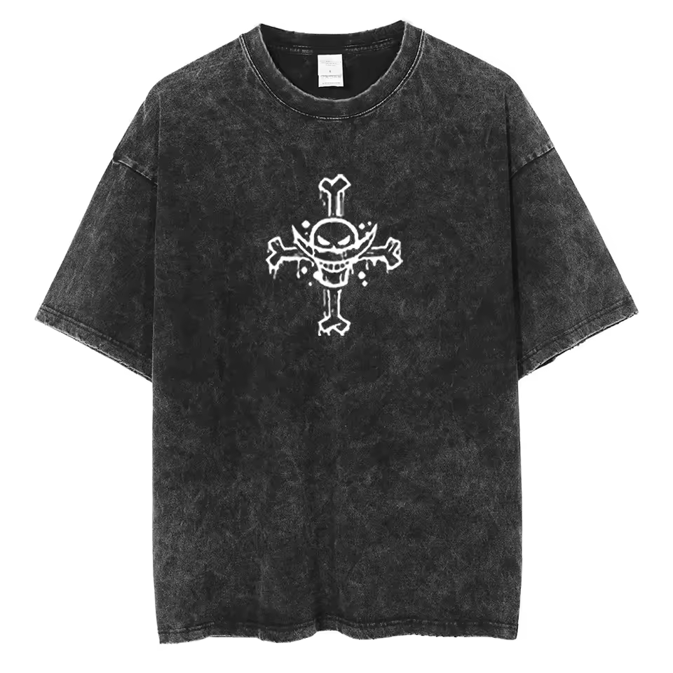 Whitebeard "Strongest Man" Vintage T-shirt #01
