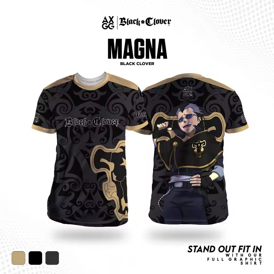 Black Clover Anime Soccer Jerseys