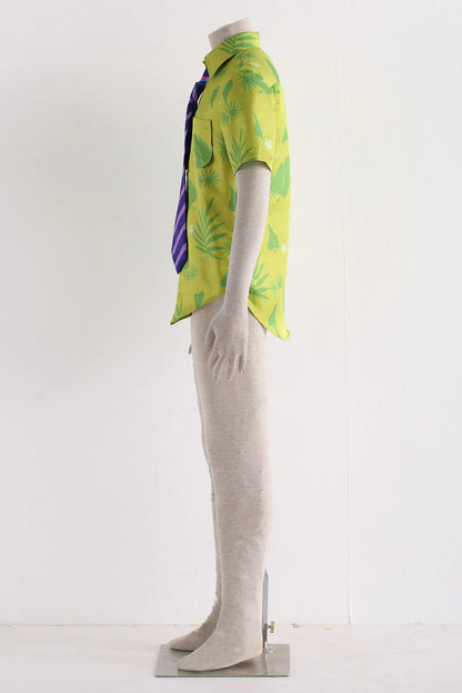 Zootopia Nick Cosplay Shirt With Tie