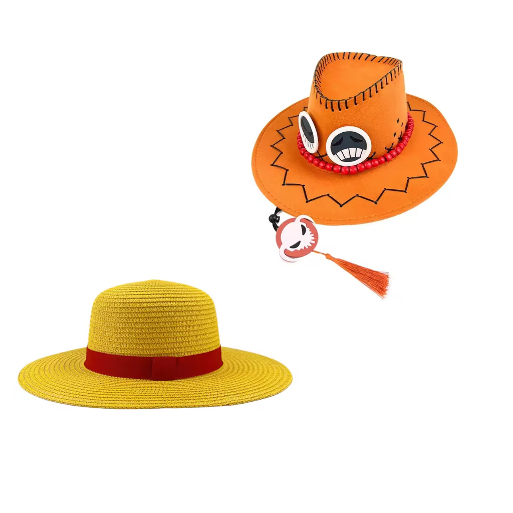 one piece Hat Collection Ace & Luffy