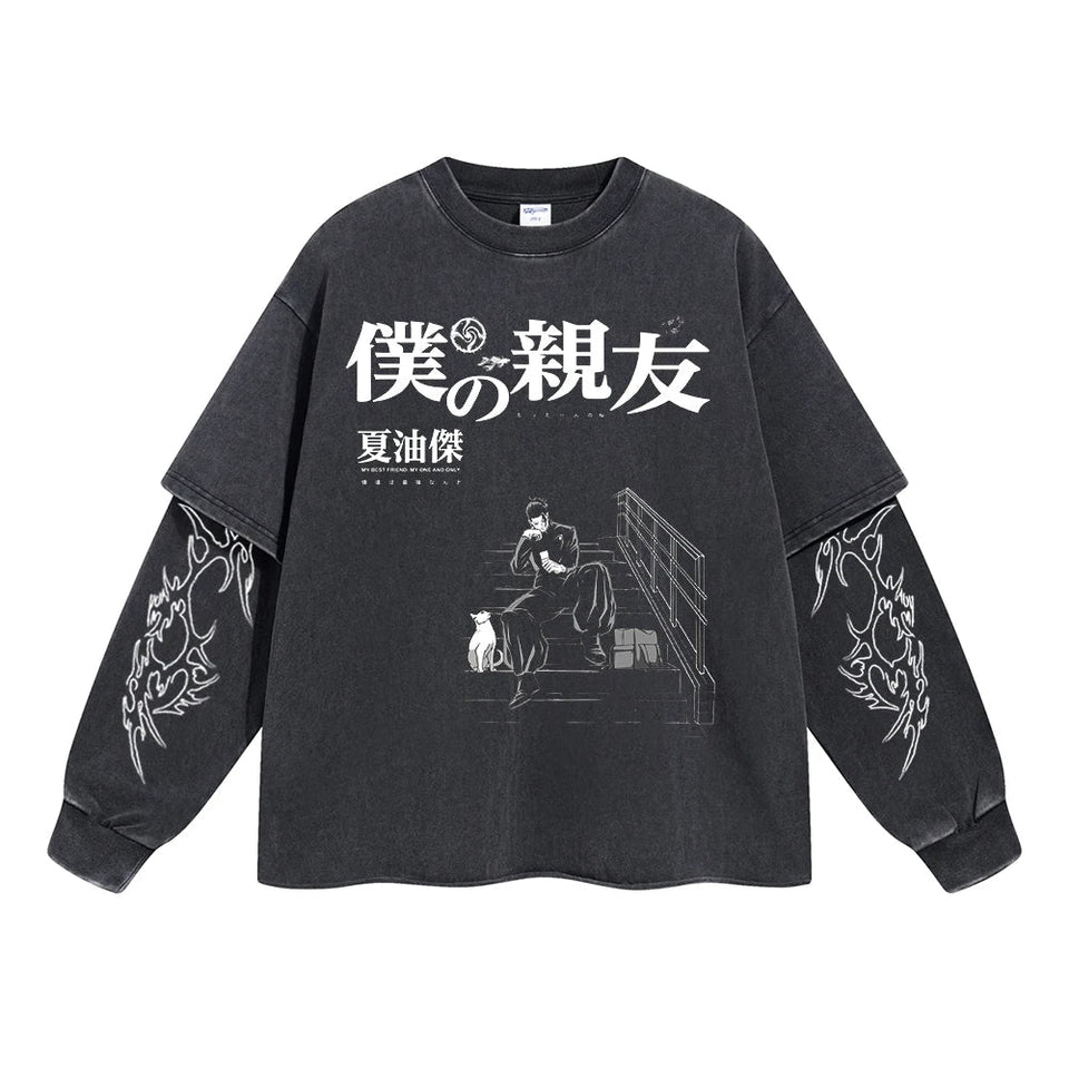 Geto Sorcerer of Ruin Double Sleeve Tee