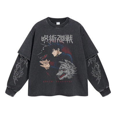 Megumi Fushiguro Double Sleeve Tee