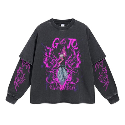 Gojo Six Eyes Double Sleeve Tee