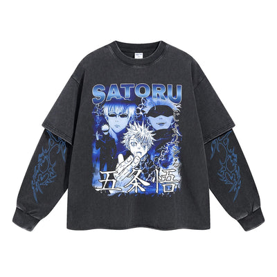 Gojo Satoru Double Sleeve Tee