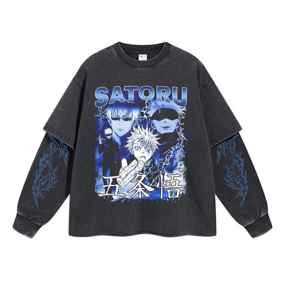 Gojo Satoru Double Sleeve Tee