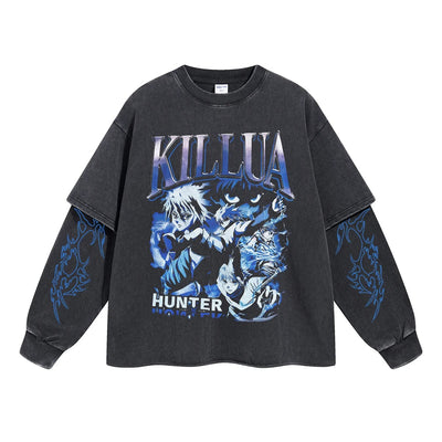 Killua Cat's Eye Double Sleeve Tee
