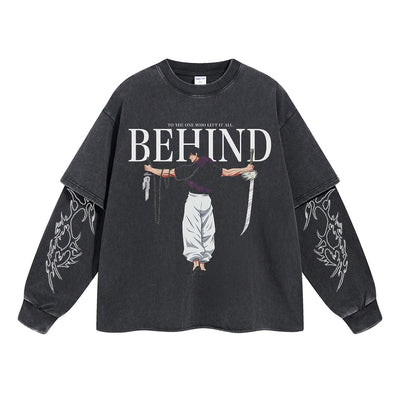 Toji Left It All Behind Double Sleeve Tee