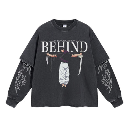 Toji Left It All Behind Double Sleeve Tee