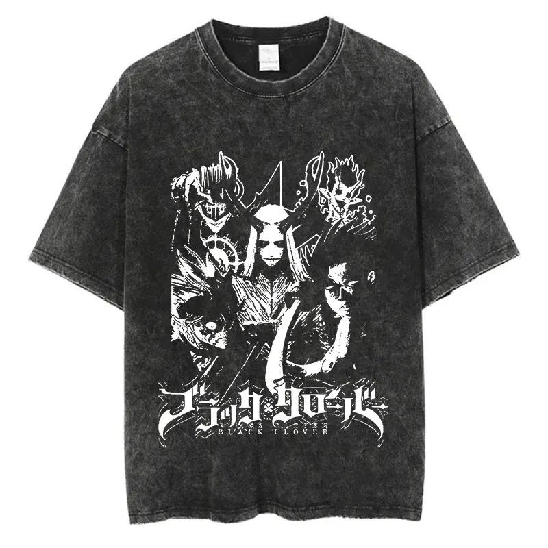 Black Clover "Dark Triad" Acid Wash Tee