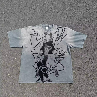 Rock Lee Naruto Manga Vintage Oversized T-Shirt