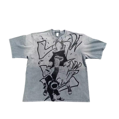 Rock Lee Naruto Manga Vintage Oversized T-Shirt