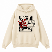 Demon Slayer Cream Anime Hoodie Collection
