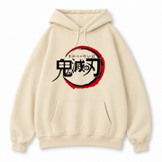 Demon Slayer Cream Anime Hoodie Collection