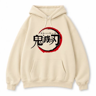 Demon Slayer Cream Anime Hoodie Collection