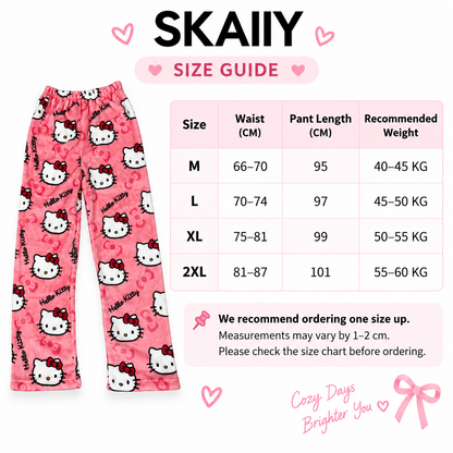 Hello Kitty x Batman Plush Pajama Pants