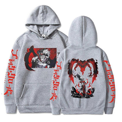 Black Clover "Asta Red Wings" Streetwear Hoodie