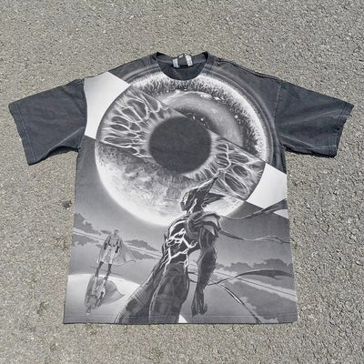One Punch Man Saitama & Cosmic Garou Graphic T-Shirt