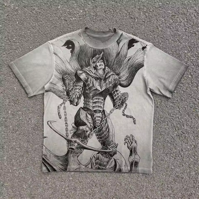 Berserk Guts Armored Warrior Oversized T-Shirt