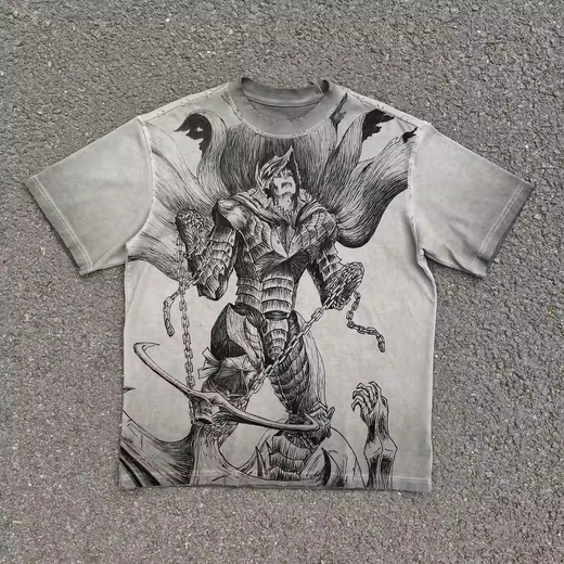 Berserk Guts Armored Warrior Oversized T-Shirt