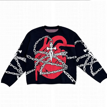 Kurapika Judgment Chain Knitted Sweater