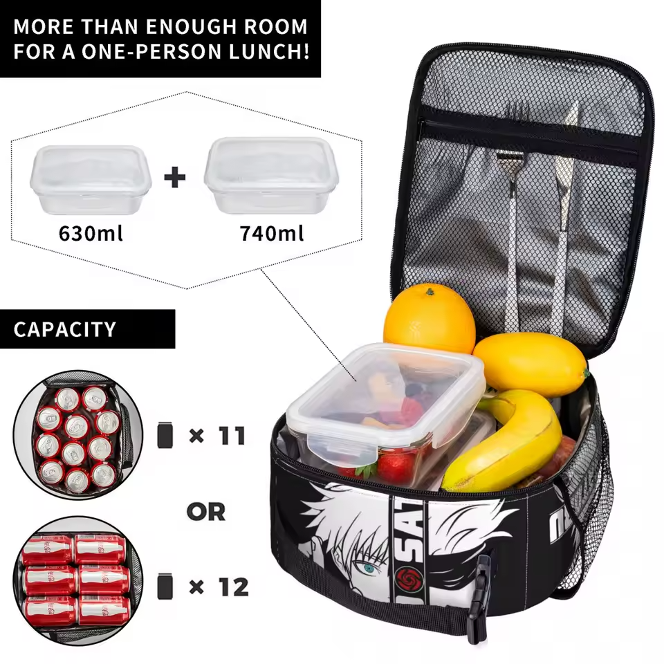 Gojo Satoru JJK Insulated Lunch Bag