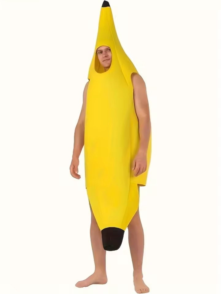 Adult & Kids Halloween Funny Banana Costume